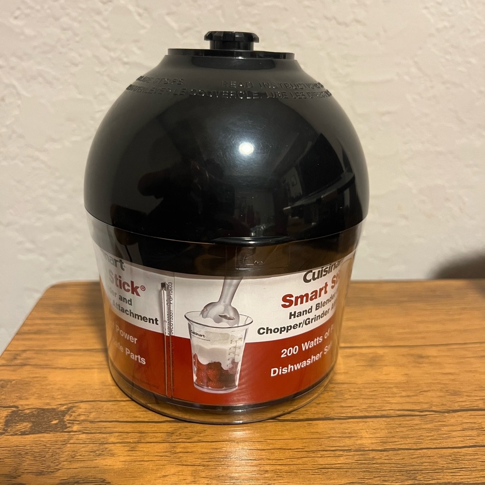 NWT Cuisinart Smart Stick Chopper Grinder Attachment w/ Blade 16oz - Picture 2 of 4